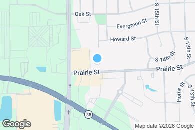 Map image of the property - Prairie Pointe Apartments