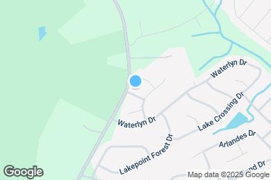 Map image of the property - 14718 Watertrace Dr