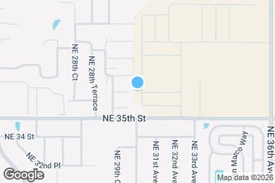 Map image of the property - 3656 NE 30th Ter