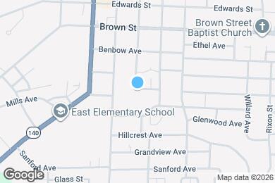 Map image of the property - 2705 Palmer Ave