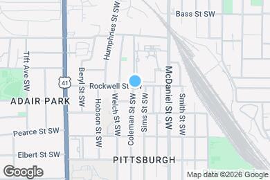 Map image of the property - 494 Rockwell St SW