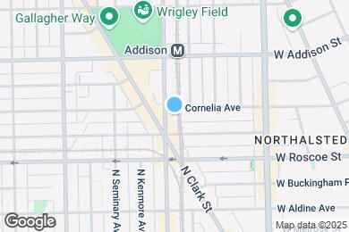 Map image of the property - 947 W Cornelia Ave