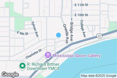 Map image of the property - 1013 E 6th St