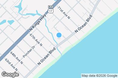 Map image of the property - 6803 N Ocean Blvd