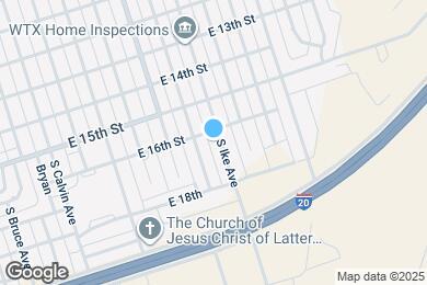 Map image of the property - 1603 S Ike Ave