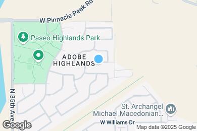 Map image of the property - 3129 W Walter Way