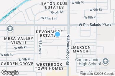 Map image of the property - 1247 W Devonshire St