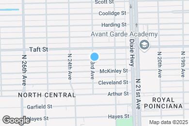 Map image of the property - 1521 N 23rd Ave