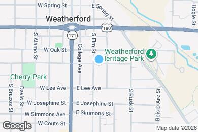 Map image of the property - 206 E Columbia St