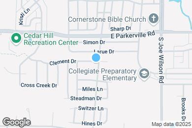 Map image of the property - 821 Clement Dr