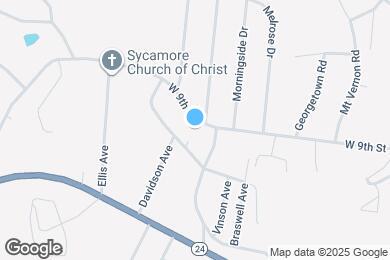 Map image of the property - 1013 Crescent Dr