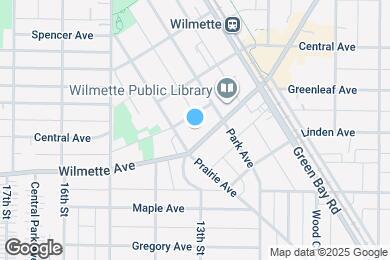 Map image of the property - 1322 Wilmette Ave
