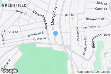 Map image of the property - 4349 Murray Ave