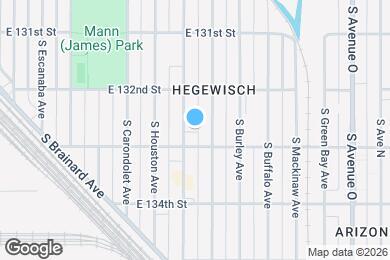 Map image of the property - 13243 S Baltimore Ave