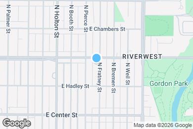 Map image of the property - 2859 N Fratney St