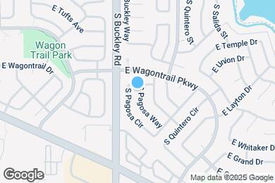 Map image of the property - 4777 S Pagosa Way