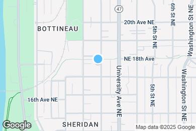 Map image of the property - 1720 3rd St NE