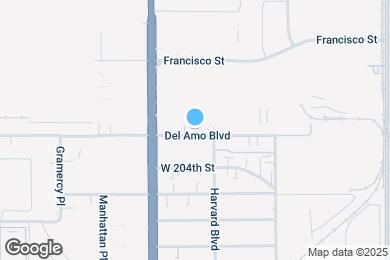 Map image of the property - 1621 Del Amo Blvd