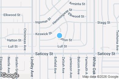 Map image of the property - 17914 Hatton St