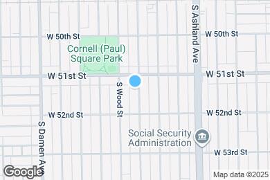 Map image of the property - 5118 S Hermitage Ave