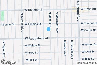 Map image of the property - 1022 N Menard Ave