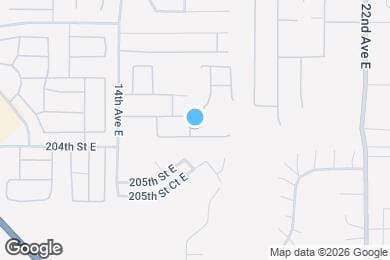 Map image of the property - 1615 203rd St Ct E