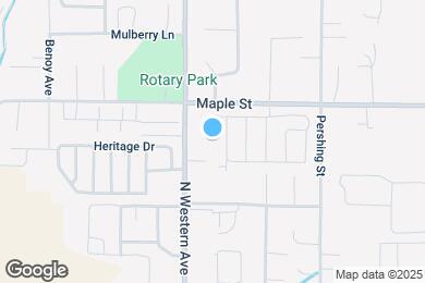 Map image of the property - 1315 N Western Ave