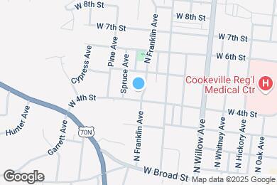 Map image of the property - 410 N Franklin Ave