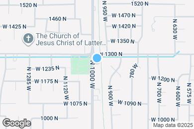 Map image of the property - 1262 N 1000 W