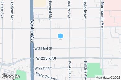 Map image of the property - 1532 W 221st St