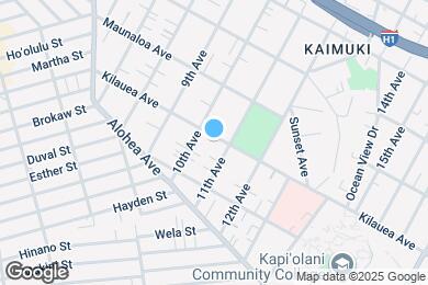 Map image of the property - 3523 Kilauea Ave