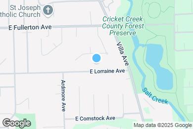 Map image of the property - 456 E Lorraine Ave