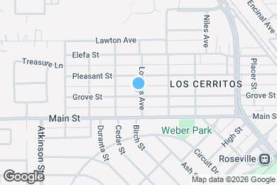 Map image of the property - 600 Grove St