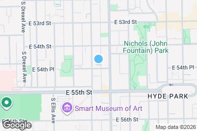 Map image of the property - 1154 E 54th Pl