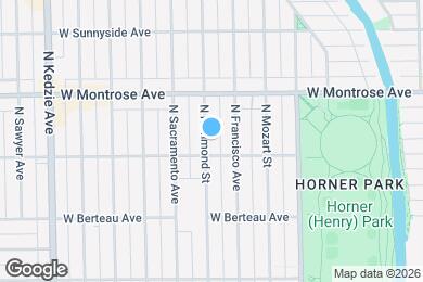 Map image of the property - 4309 N Richmond St