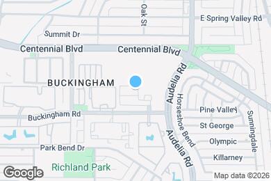 Map image of the property - Park Hollow Townhomes