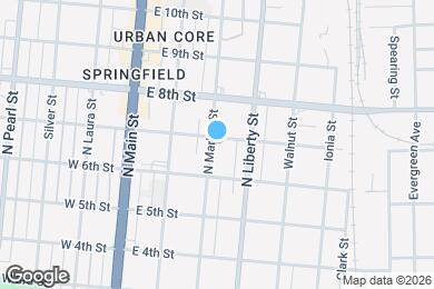 Map image of the property - 206 E 7th St