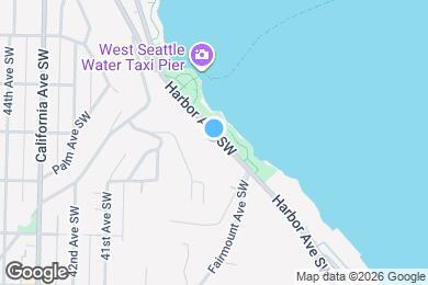 Map image of the property - 1709 Harbor Ave SW