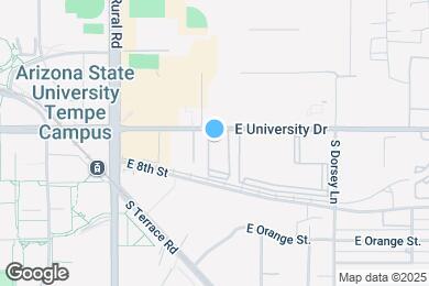 Map image of the property - 1111 E University Dr