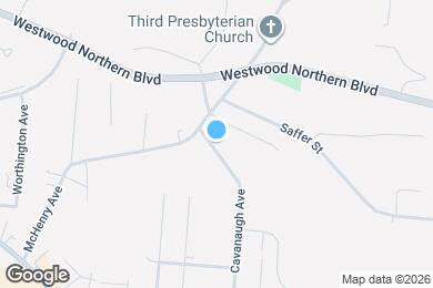 Map image of the property - 3350 Cavanaugh Ave