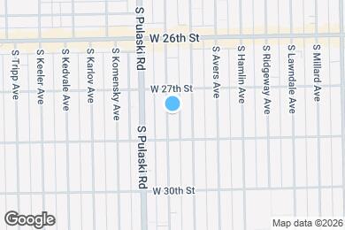 Map image of the property - 2729 S Harding Ave
