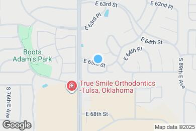 Map image of the property - 8213 E 65th St