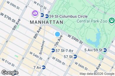 Map image of the property - 200 W 58th St