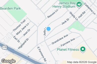 Map image of the property - 707 Jack St