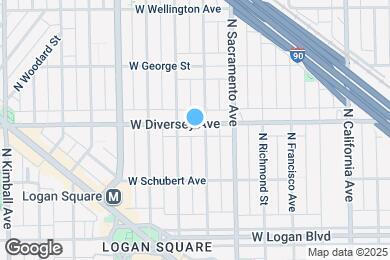 Map image of the property - 3041 W Diversey Ave