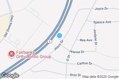 Map image of the property - 1316 Joyce Dr