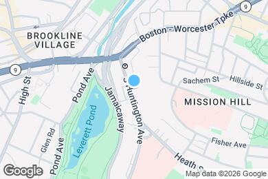 Map image of the property - 54 S Huntington Ave