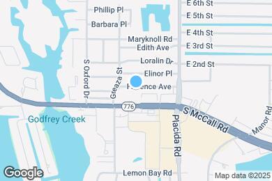 Map image of the property - 1665 Florence Ave