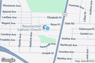 Map image of the property - 1629 California Ave