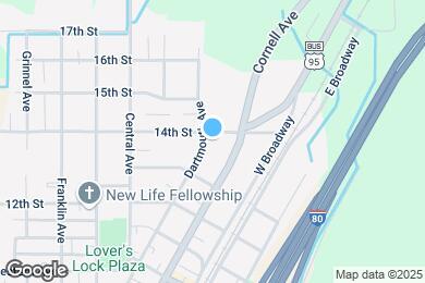 Map image of the property - 1380 Dartmouth Ave